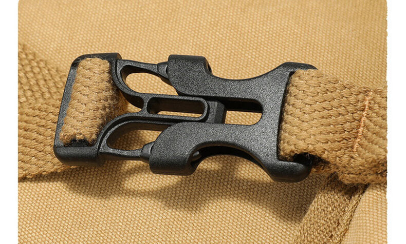 großer Herren Rucksack Retro Canvas Reiserucksack Kordelzug