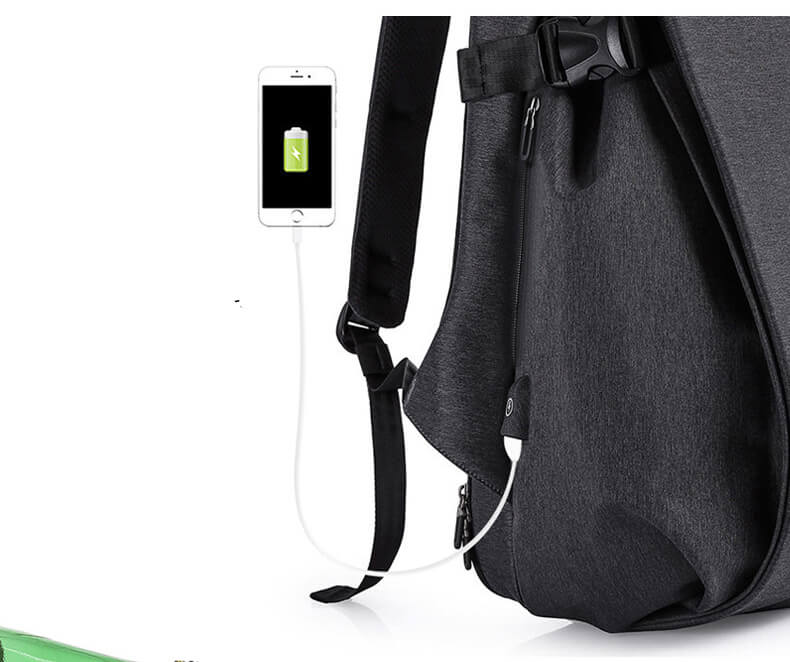 großer Rucksack aus Oxford für Schule für Reisen mit Laptopfach