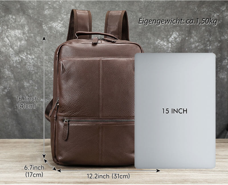 business rucksack herren leder