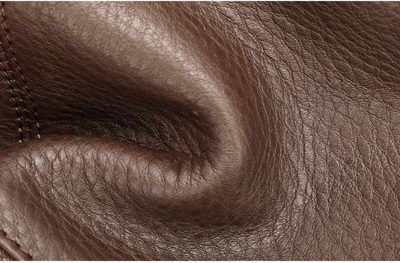 großer Rucksack Herren weiches Leder mit Laptopfach und Seitentaschen für Arbeit und Uni