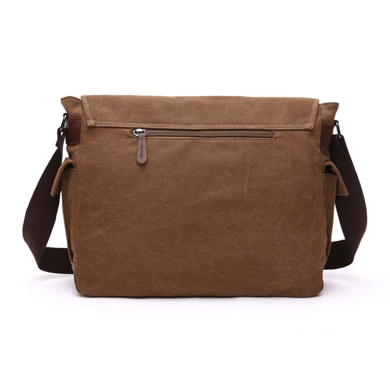 günsitge Umhängetasche Canvas Herren Segeltuch Schule Schultertasche für Uni Männer