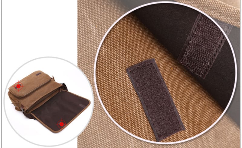 günsitge Umhängetasche Canvas Herren Segeltuch Schule Schultertasche für Uni Männer