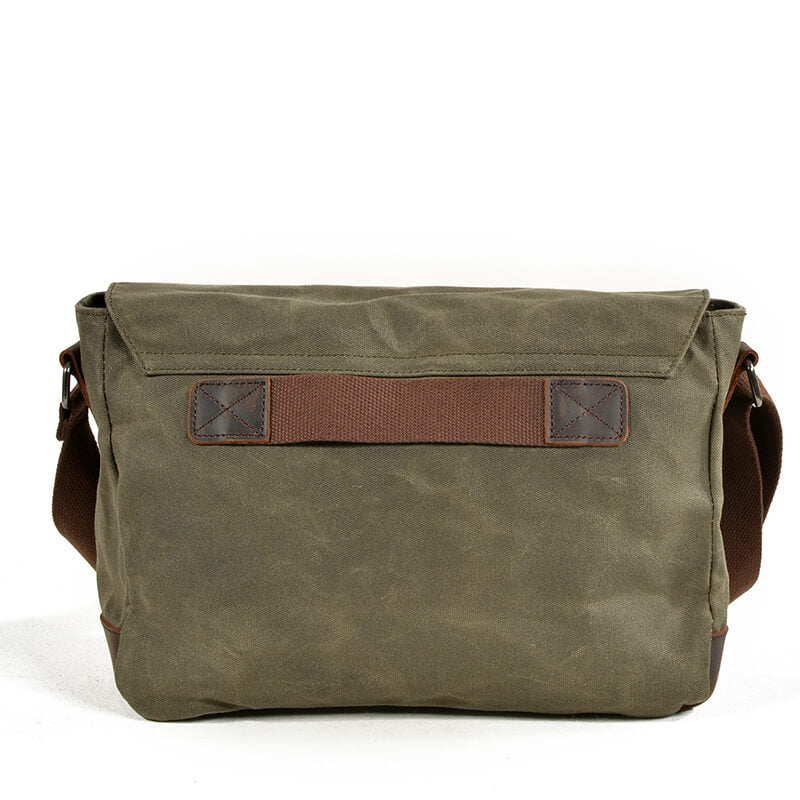 günstige Umhängetasche aus gewachstem Canvas für Herren Tasche Männer Freizeit