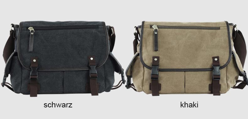 canvas tasche herren
