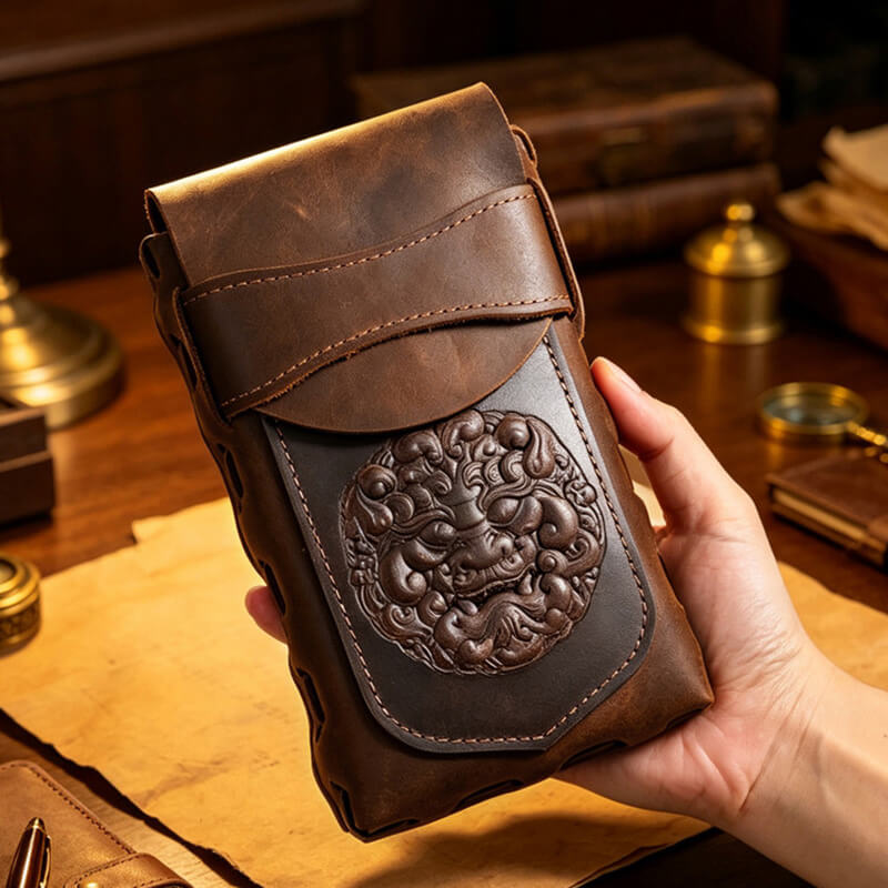 gürteltasche herren leder vintage