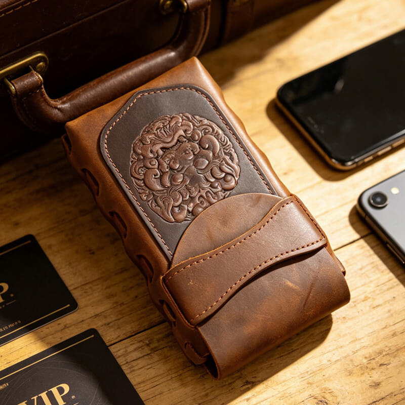 kleine gürteltasche leder herren