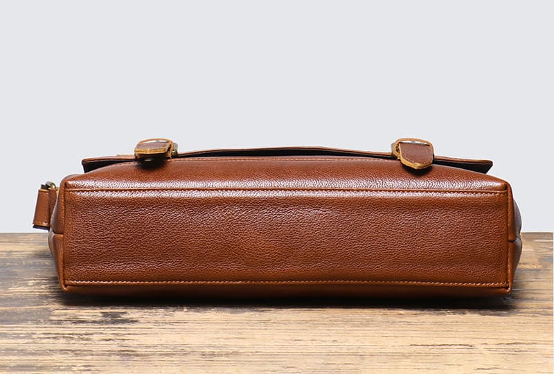 Männer Businesstasche Herren Umhängetasche Leder Vintage Aktentasche