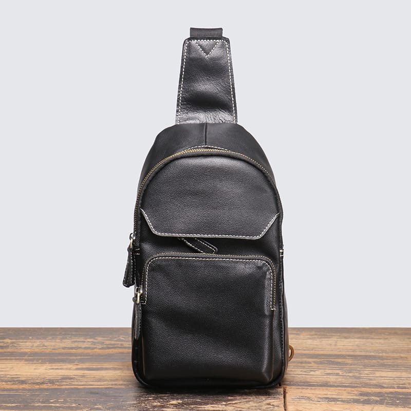 herren brustbeutel leder