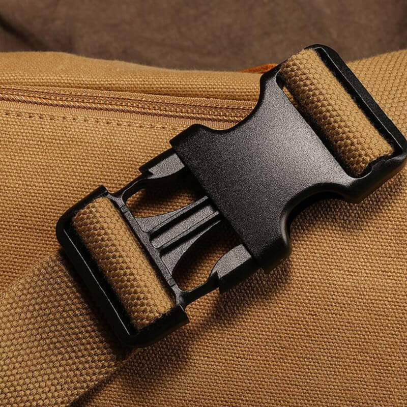 Herren Brusttasche aus Canvas Bauchtasche Hüfttasche für Freizeit in 3 Farben