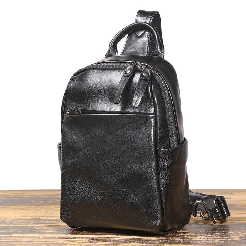 brusttasche herren schwarz