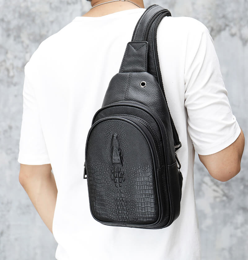 sling bag leder herren