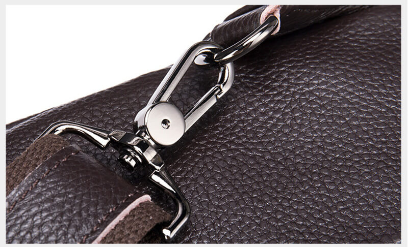 Herren Brusttasche Leder Krokodil Muster Sling Bag