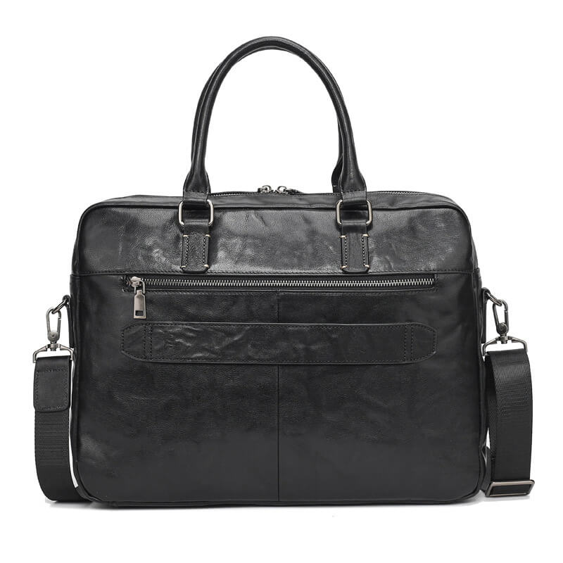 Herren Businesstasche Leder Aktentasche mit Laptopfach