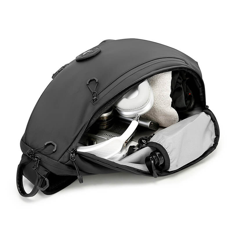 Herren große Brusttasche aus Oxford wasserdichter Rucksack mit 1 Gurt