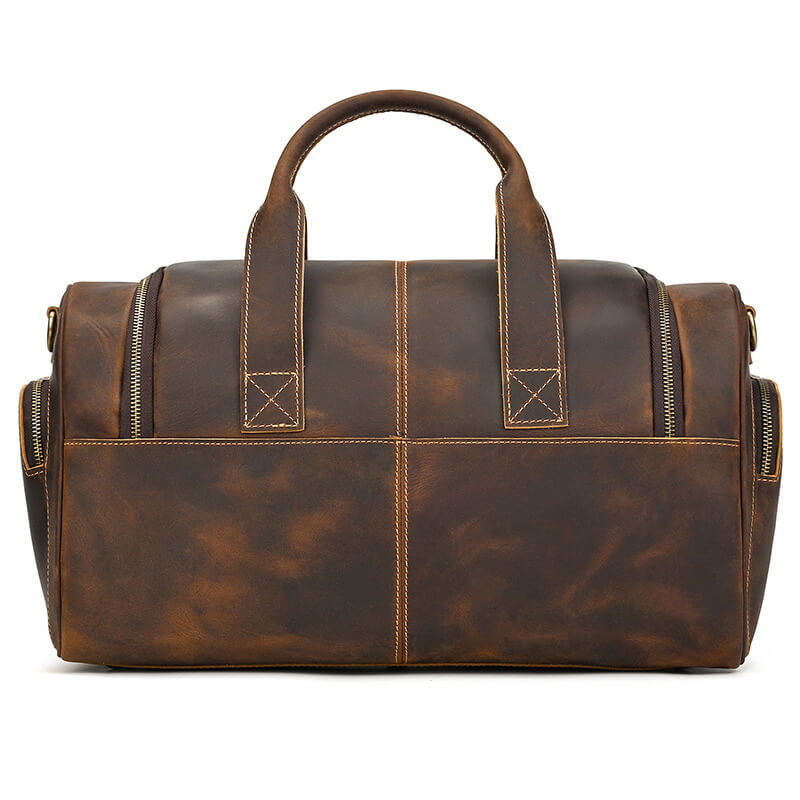Herren Handtasche Crazy Horse Leder Reisetasche Umhängetasche