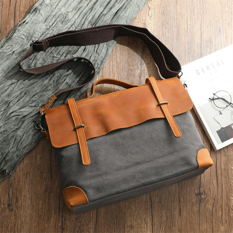 herren umhängetasche canvas