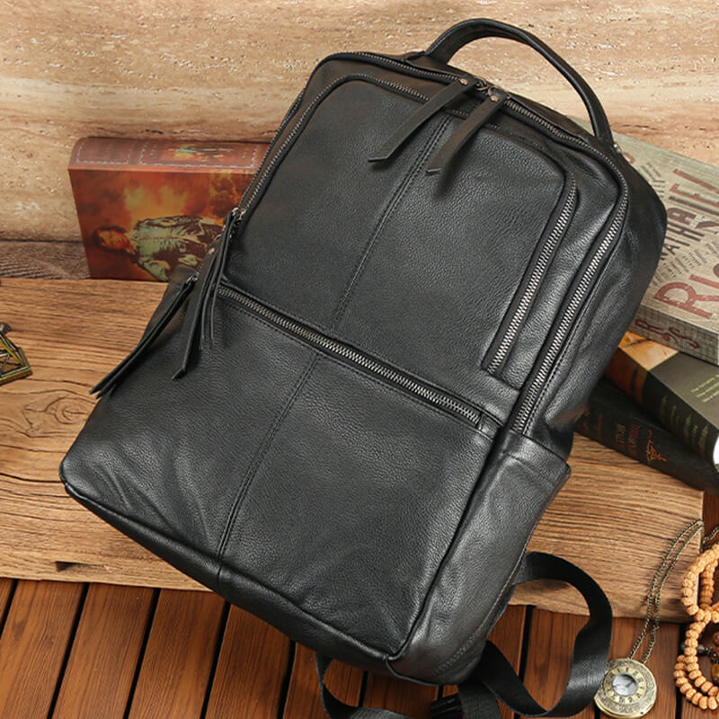 leder laptoptasche herren rucksack