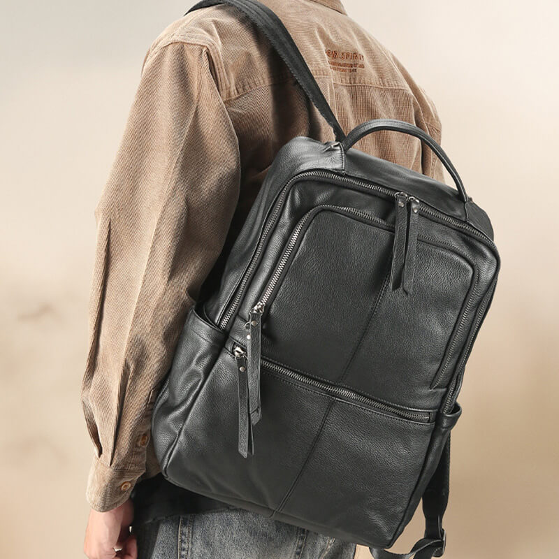 leder laptoptasche herren rucksack