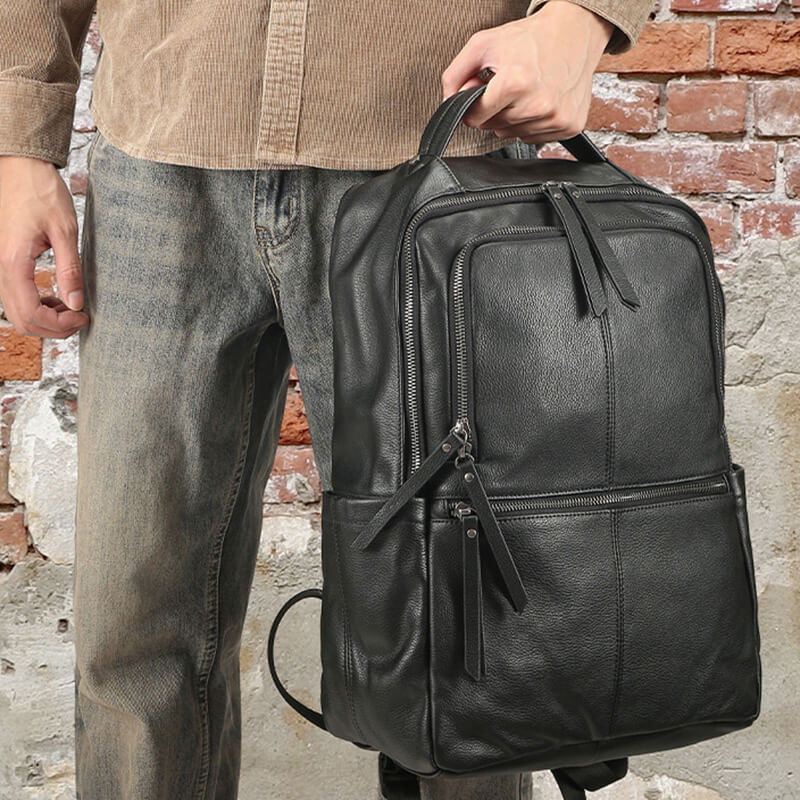 leder laptoptasche herren rucksack
