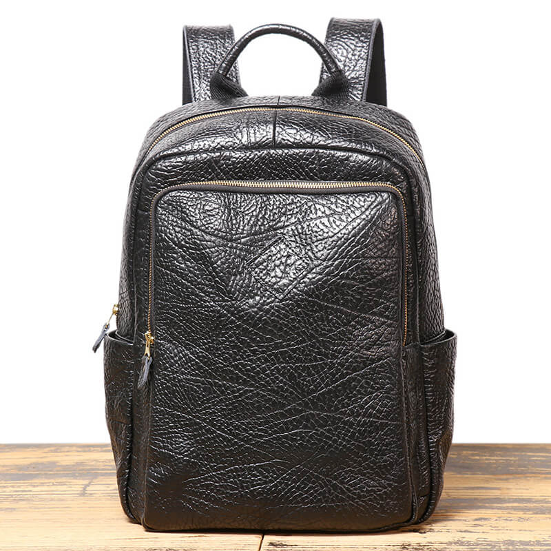 rucksack herren leder schwarz