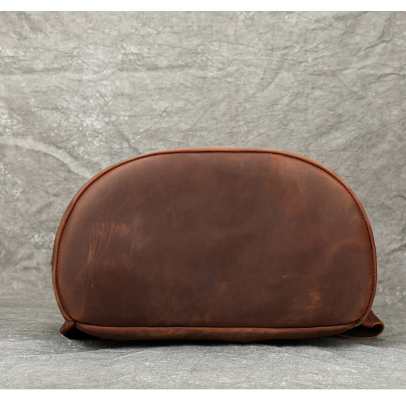 Herren Vintage Rucksack aus Crazy-Horse-Leder