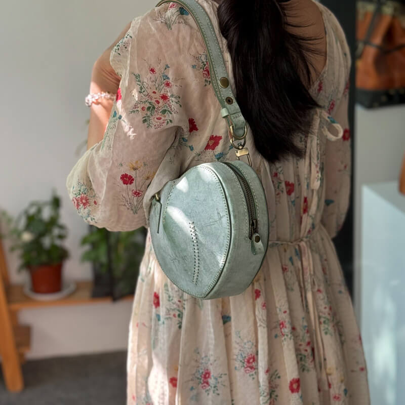 schultertasche damen grün