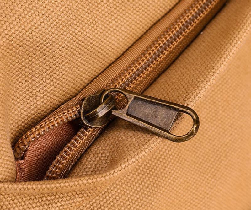 hochwertige Umhängetasche Herren Canvas Tasche Vintage Messenger Bag Männer