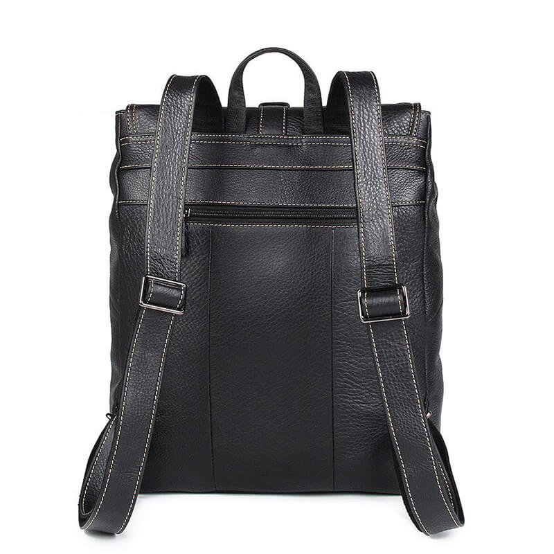 hochwertiger Leder Rucksack Herren groß für Laptop und Reisen