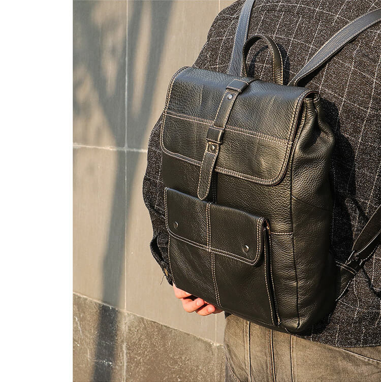 laptop rucksack herren leder