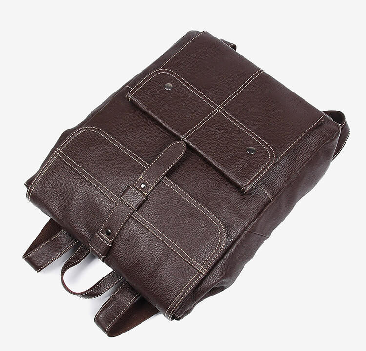 rucksack herren leder braun