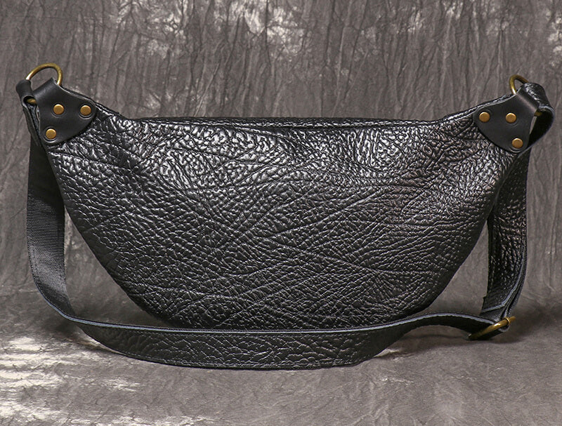 Hüfttasche Outdoor für Herren aus Leder Brusttasche Bauchtasche