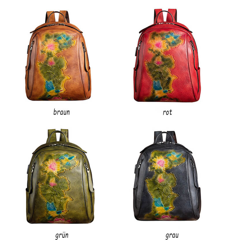 rucksack blumen damen