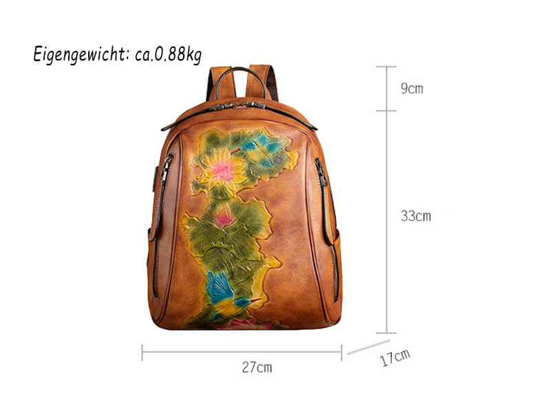 lederrucksack damen vintage