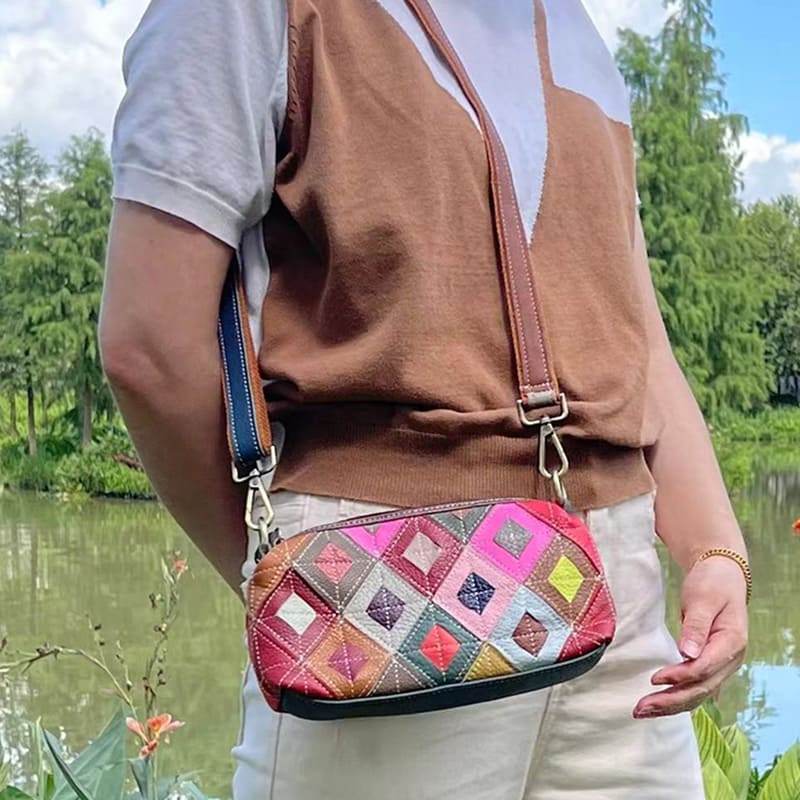 schultertasche damen bunt