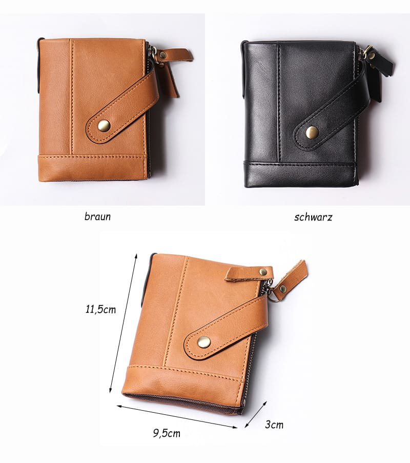 kleine geldbörse herren mit münzfach