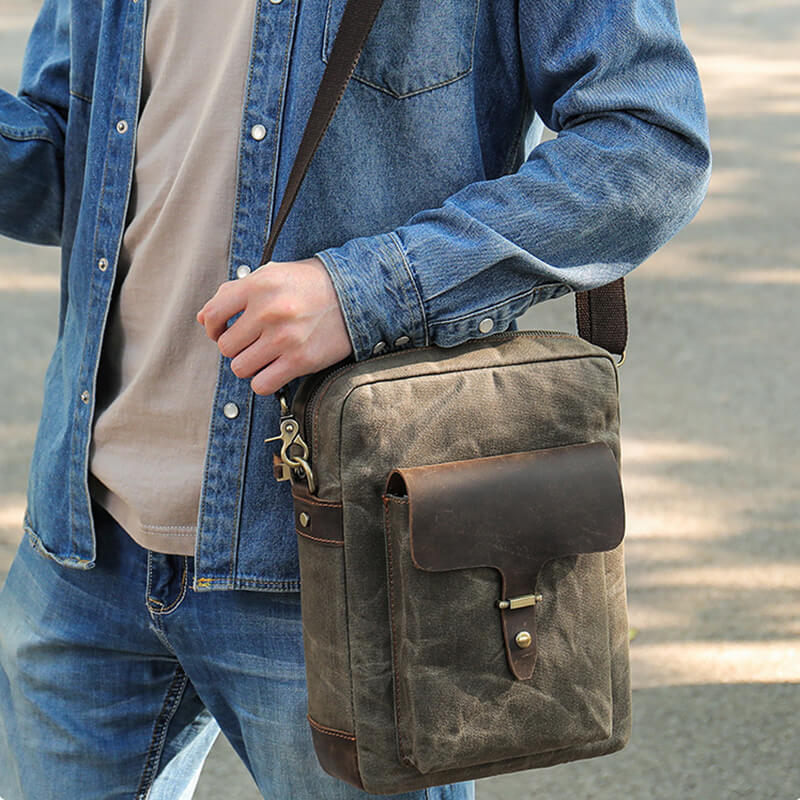messenger bag herren canvas