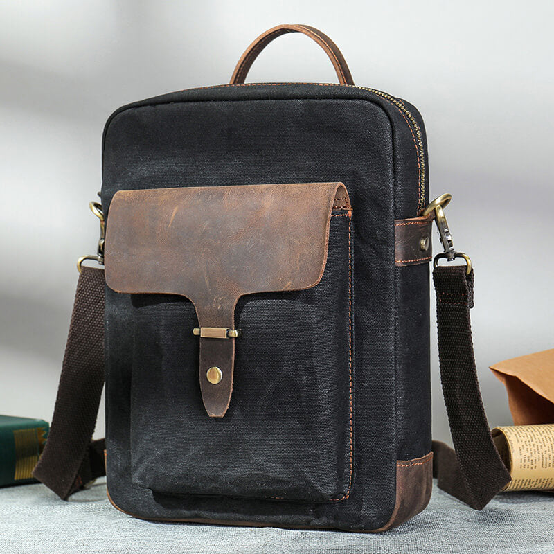 messenger bag herren schwarz
