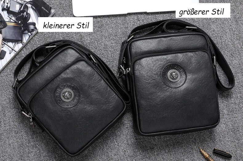 umhängetasche herren leder klein