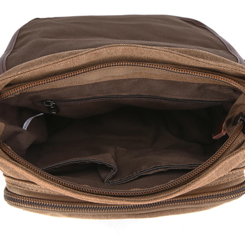 kleine Herrentasche Umhängetasche Herren Canvas