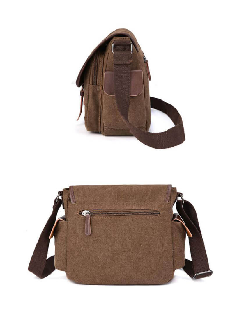 kleine Herrentasche Umhängetasche Herren Canvas