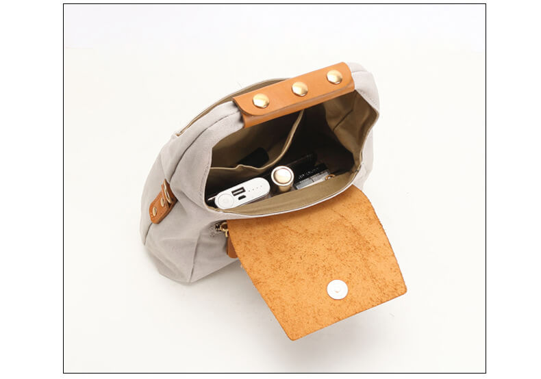 kleine Umhängetasche Damen aus Canvas Handtasche retro Unterarmtasche