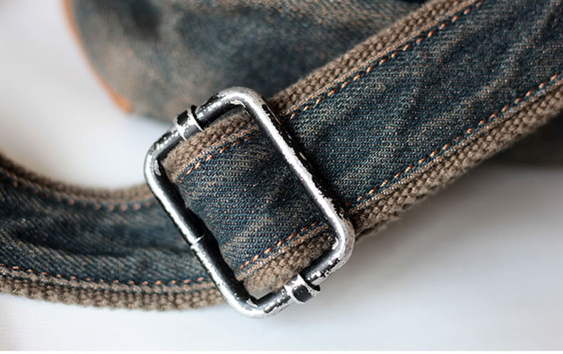 kleine Umhängetasche Denim Herren für Freizeit Hochformat Herrentasche Jeansstoff