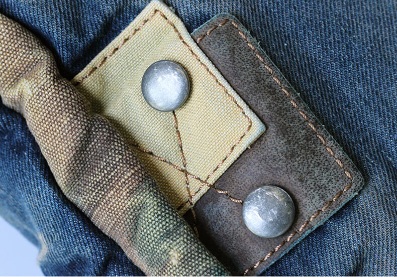 kleine Umhängetasche Denim Herren für Freizeit Hochformat Herrentasche Jeansstoff