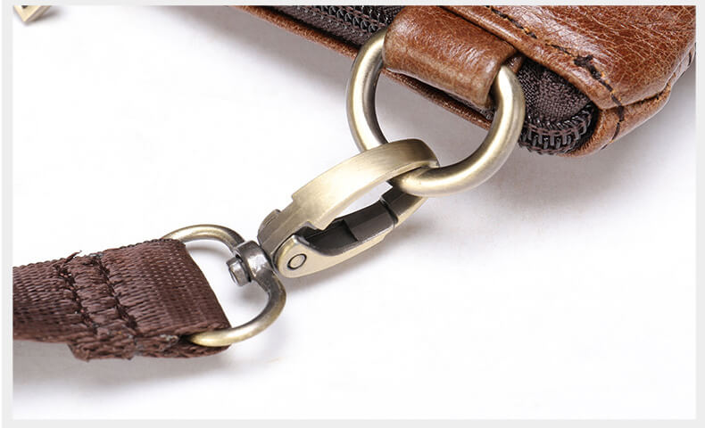 kleine Umhängetasche Herren Leder Vintage Hochformat Herrentasche Schultertasche