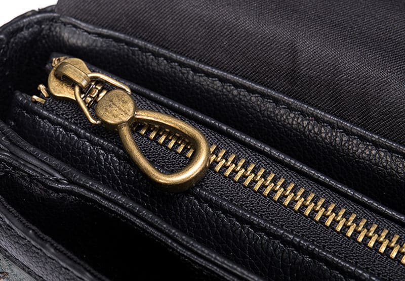 kleine bunte Umhängetasche Damen Patchwork Leder mit breitem Gurt