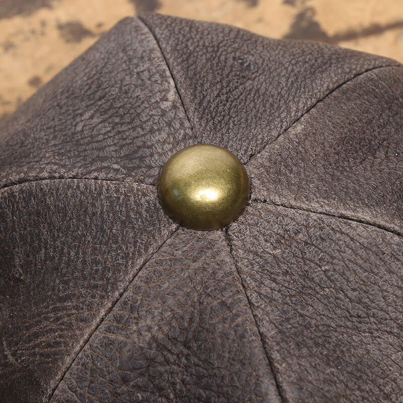 kleine Gürteltasche Herren Leder für Handy mit Haken in Hut Form