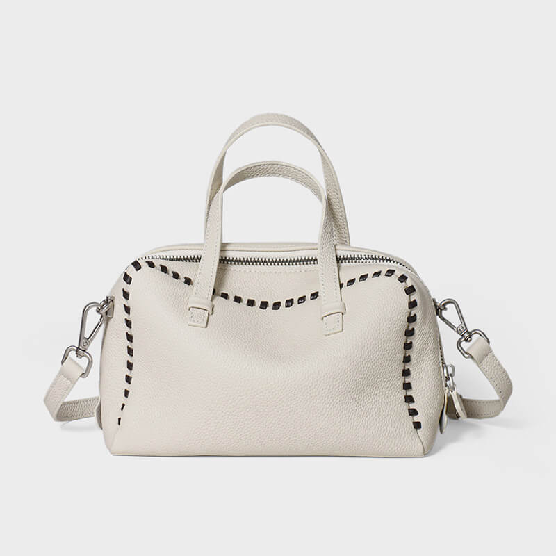 handtasche damen leder weiß