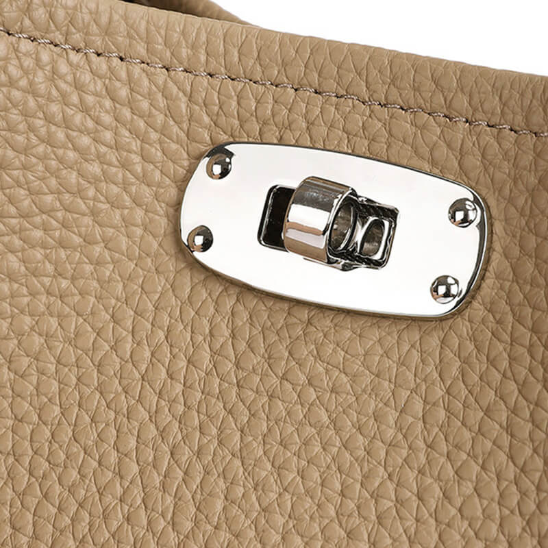 kleine Handtasche Damen Leder schlicht Umhängetasche modern in 3 Farben mit Innentasche