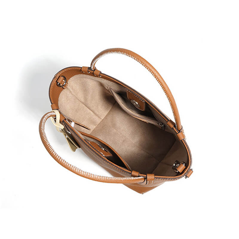 kleine Handtasche Damen Leder Umhängetasche modern Beuteltasche in 3 Farben