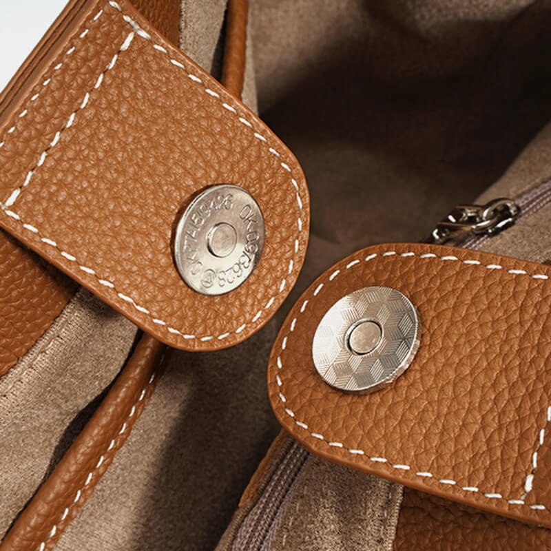 kleine Handtasche Damen Leder Umhängetasche modern Beuteltasche in 3 Farben